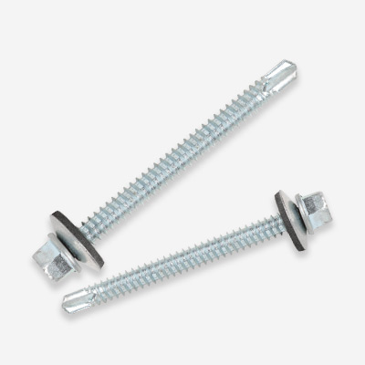  Roofing self-drilling screws (Unslotindented hexagon head withbonded EPDM washer SDS)